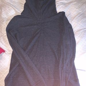 Lululemon dark grey & stripped reversible pullover